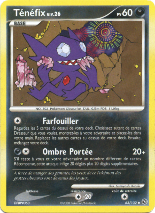 Ténéfix 63 — Merveilles Secrètes (French Pokémon TCG card)
