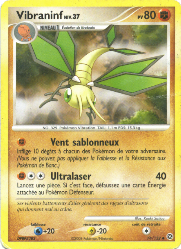 Vibraninf 74 — Merveilles Secrètes (French Pokémon TCG card)