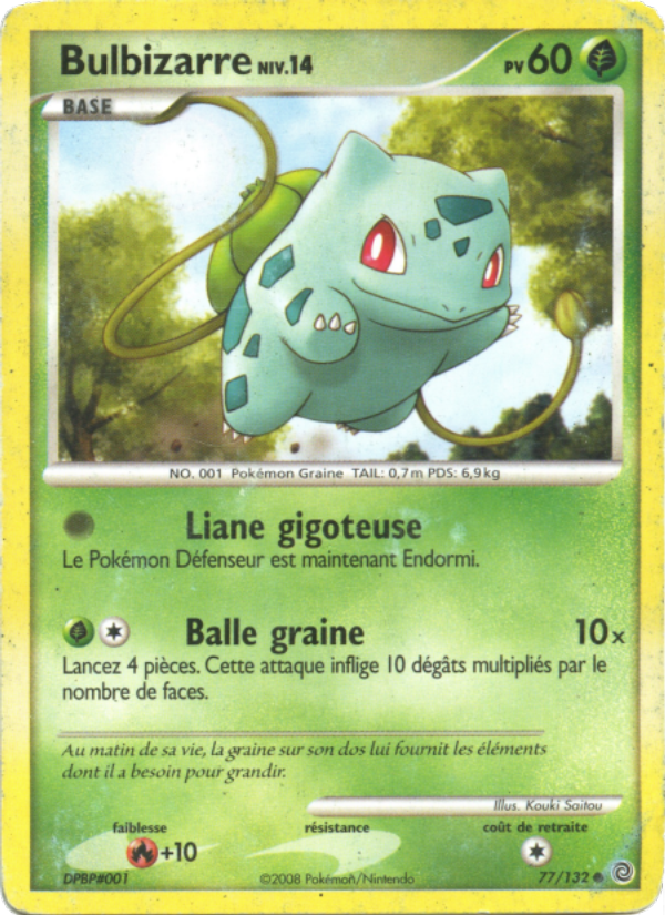 Bulbizarre 77 — Merveilles Secrètes (French Pokémon TCG card)
