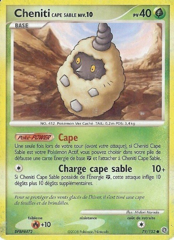 Cheniti Cape Sable 79 — Merveilles Secrètes (French Pokémon TCG card)