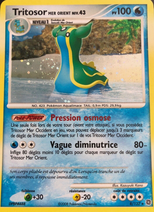 Tritosor Mer Orient 8 — Merveilles Secrètes (French Pokémon TCG card)