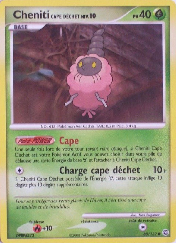 Cheniti Cape Déchet 80 — Merveilles Secrètes (French Pokémon TCG card)