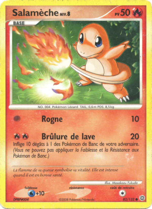 Salamèche 82 — Merveilles Secrètes (French Pokémon TCG card)