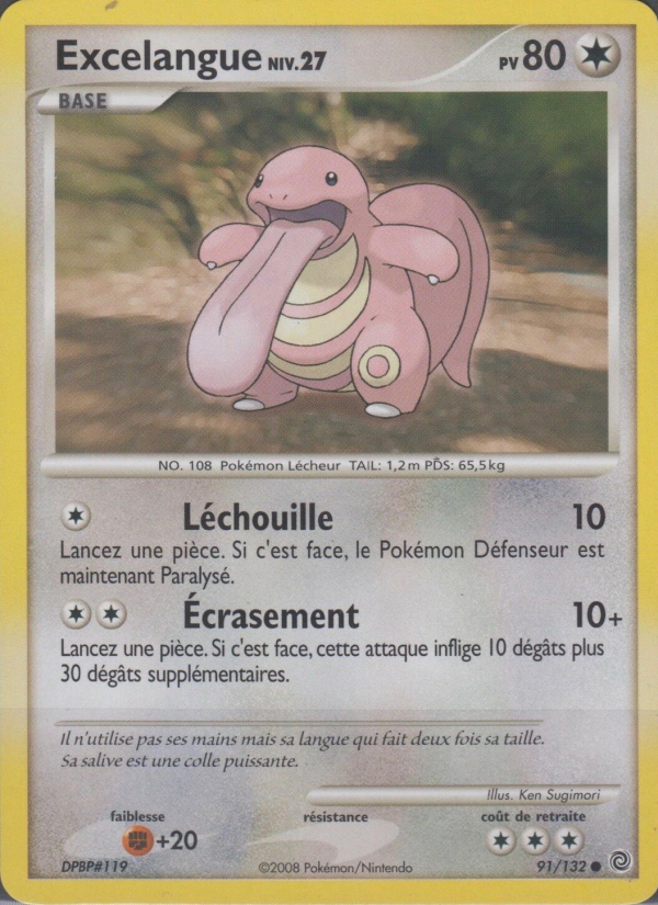 Excelangue 91 — Merveilles Secrètes (French Pokémon TCG card)