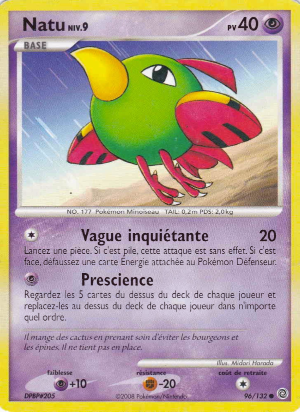 Natu 96 — Merveilles Secrètes (French Pokémon TCG card)