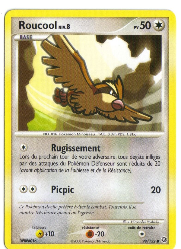Roucool 99 — Merveilles Secrètes (French Pokémon TCG card)