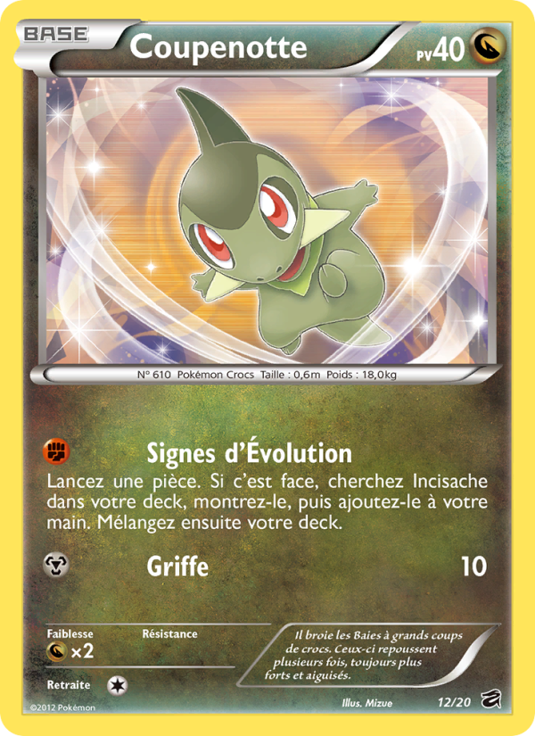 Coupenotte 12 — Coffre des Dragons (French Pokémon TCG card)