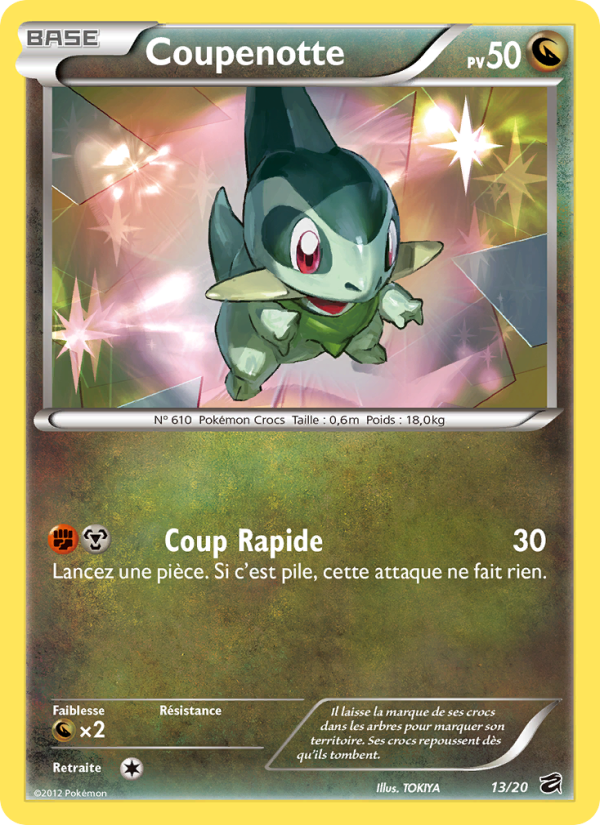 Coupenotte 13 — Coffre des Dragons (French Pokémon TCG card)