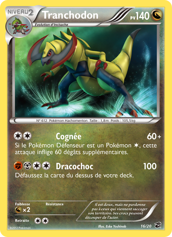 Tranchodon 16 — Coffre des Dragons (French Pokémon TCG card)