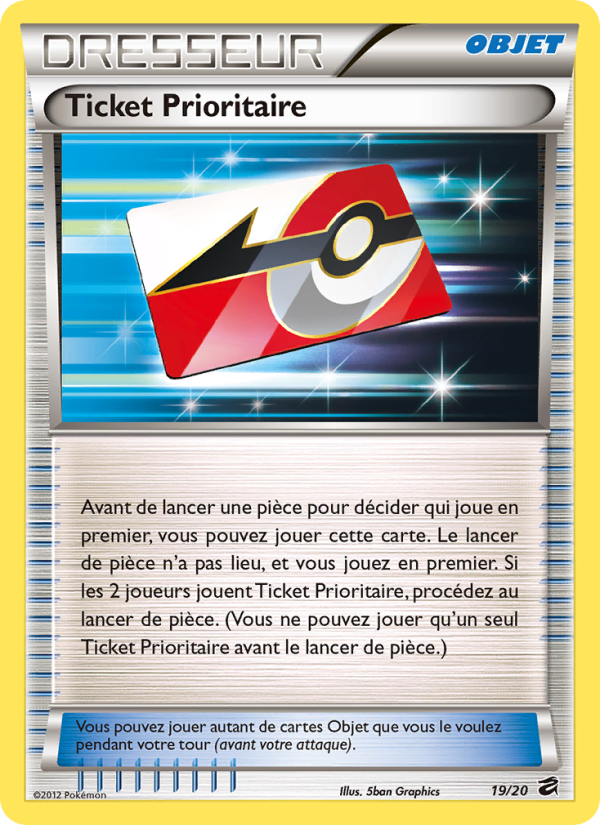 Ticket Prioritaire 19 — Coffre des Dragons (French Pokémon TCG card)