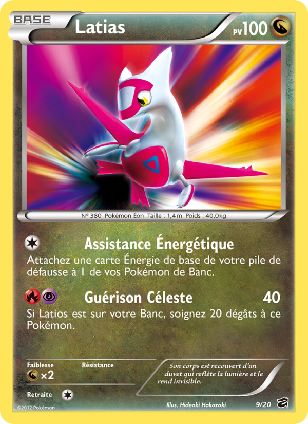 Latias 9 — Coffre des Dragons (French Pokémon TCG card)