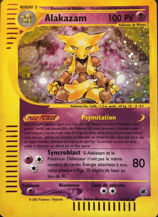 Alakazam 1 — Expedition (French Pokémon TCG card)
