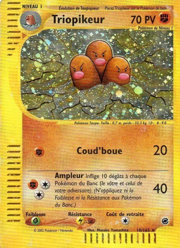 Triopikeur 10 — Expedition (French Pokémon TCG card)
