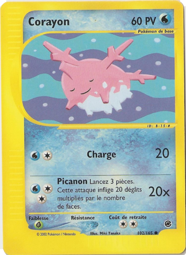 Corayon 102 — Expedition (French Pokémon TCG card)