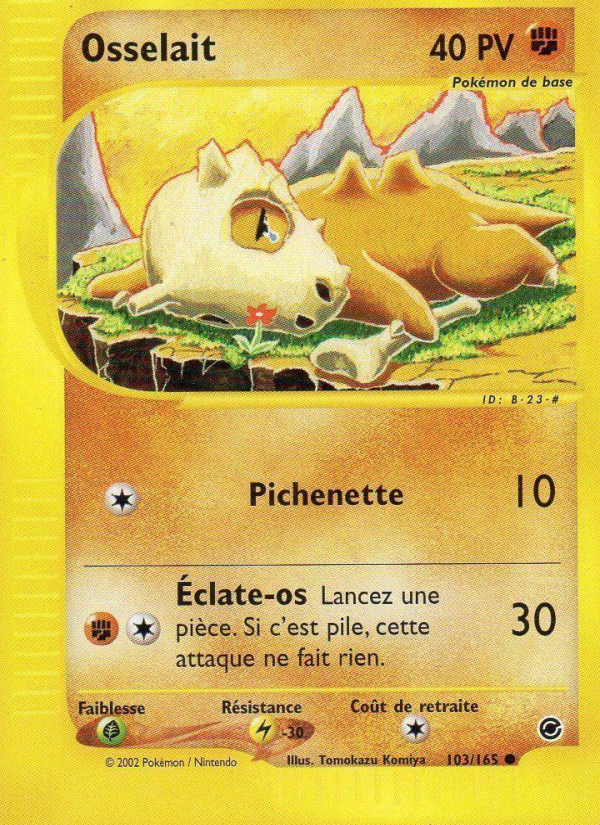 Osselait 103 — Expedition (French Pokémon TCG card)