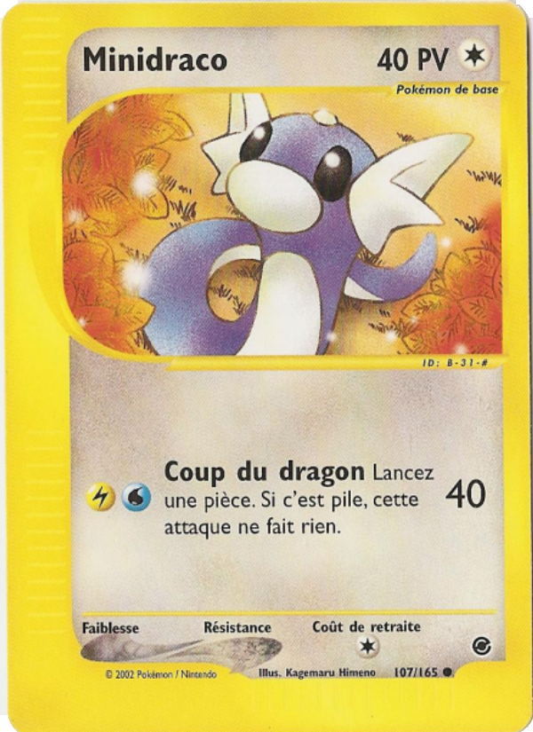 Minidraco 107 — Expedition (French Pokémon TCG card)