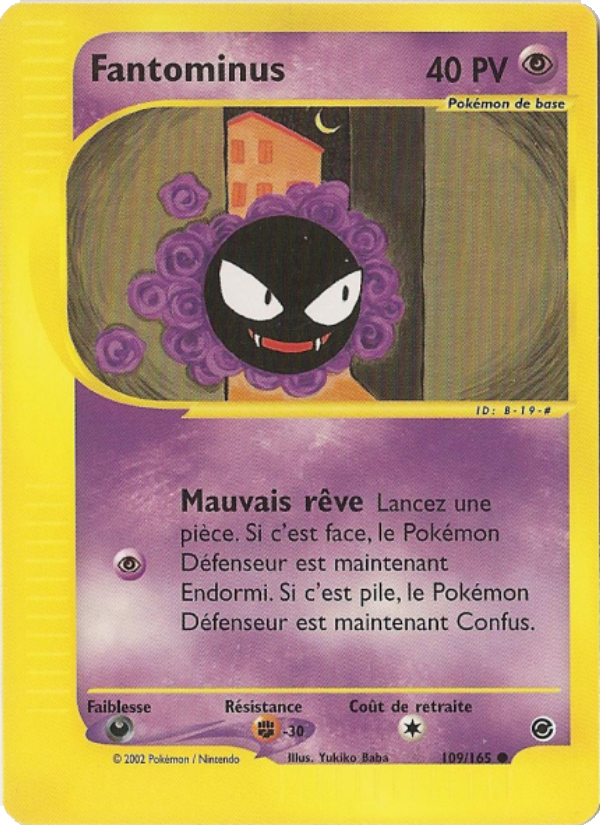 Fantominus 109 — Expedition (French Pokémon TCG card)