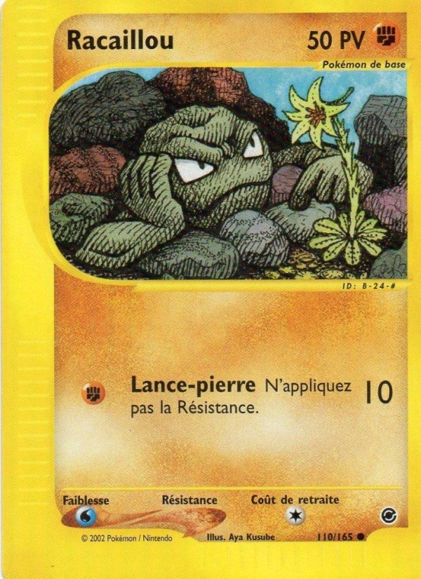 Racaillou 110 — Expedition (French Pokémon TCG card)