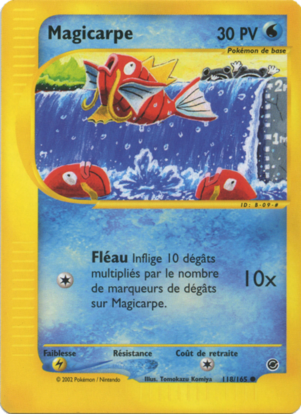 Magicarpe 118 — Expedition (French Pokémon TCG card)