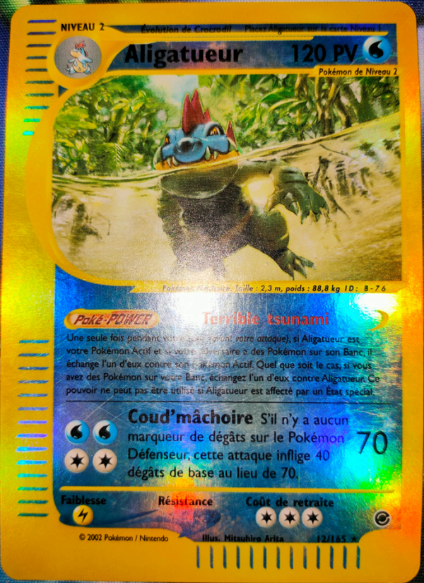 Aligatueur 12 — Expedition (French Pokémon TCG card)