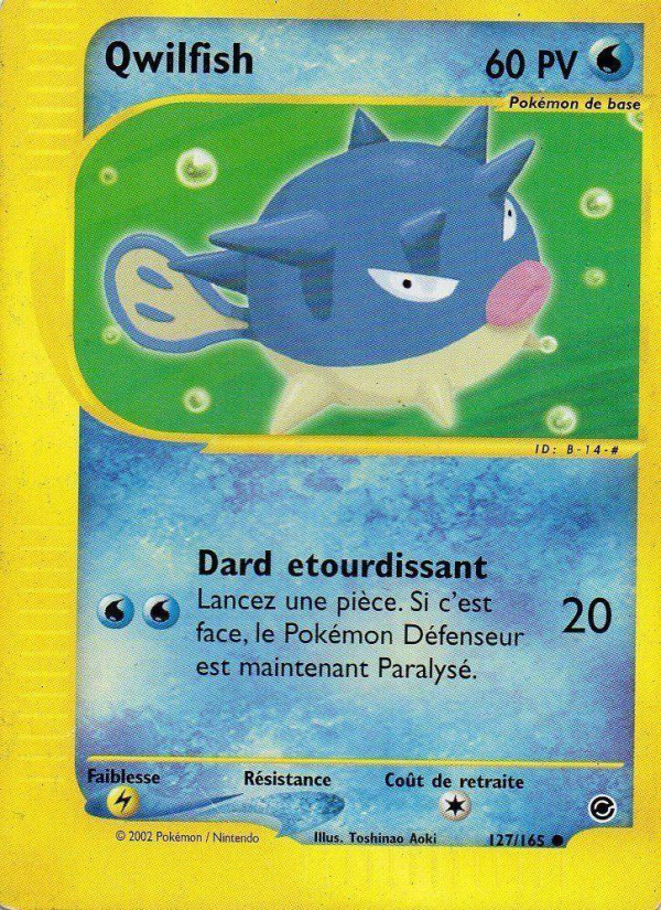 Qwilfish 127 — Expedition (French Pokémon TCG card)