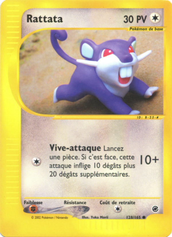 Rattata 128 — Expedition (French Pokémon TCG card)