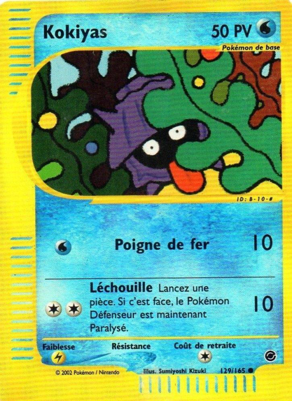 Kokiyas 129 — Expedition (French Pokémon TCG card)