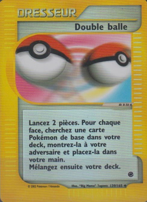 Double balle 139 — Expedition (French Pokémon TCG card)