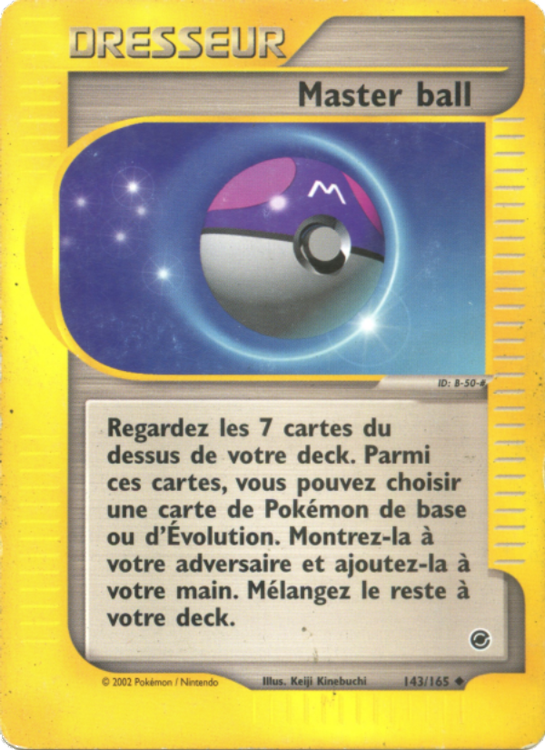 Master ball 143 — Expedition (French Pokémon TCG card)