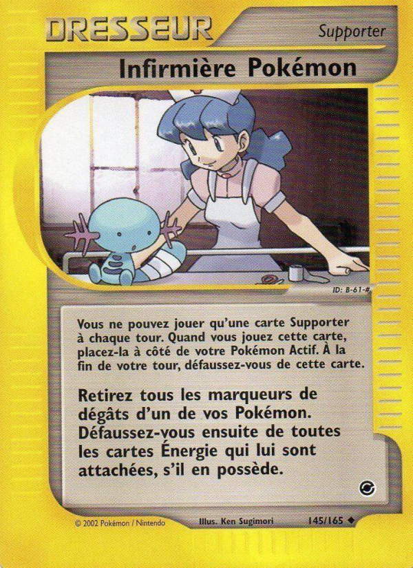Infirmière Pokémon 145 — Expedition (French Pokémon TCG card)