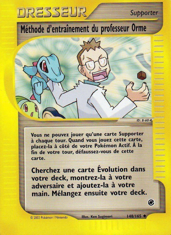 Méthode d'entraînement du professeur Orme 148 — Expedition (French Pokémon TCG card)