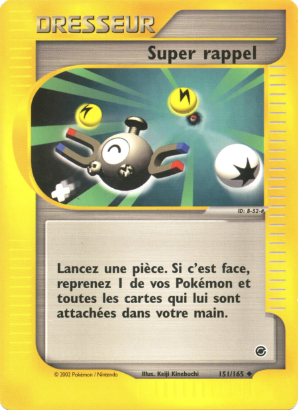 Super rappel 151 — Expedition (French Pokémon TCG card)