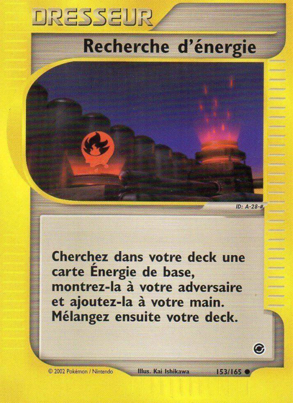 Recherche d'énergie 153 — Expedition (French Pokémon TCG card)