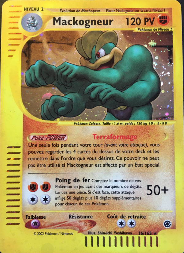 Mackogneur 16 — Expedition (French Pokémon TCG card)