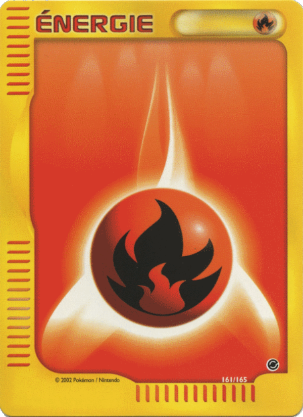 Énergie Feu 161 — Expedition (French Pokémon TCG card)