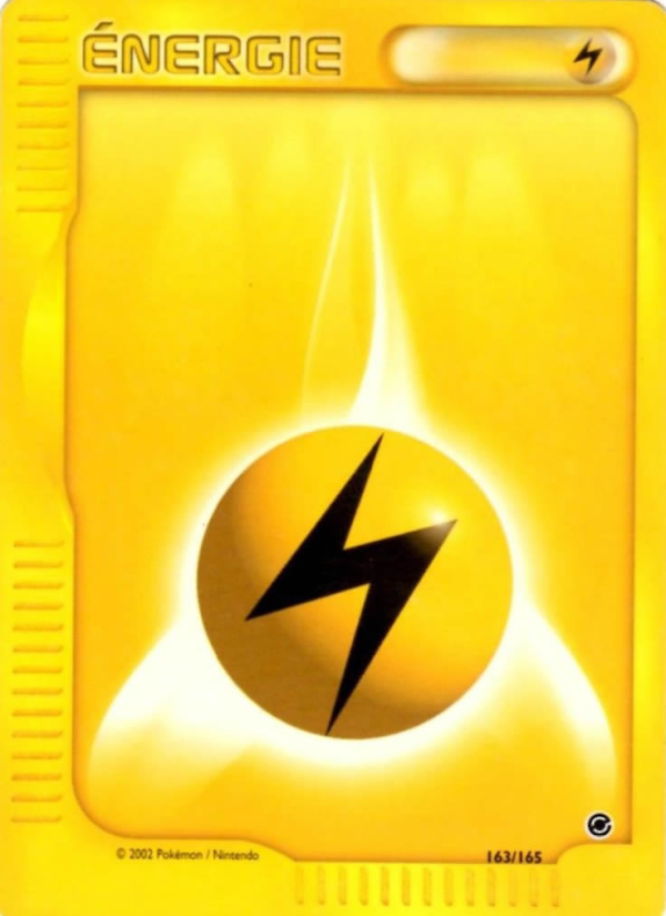 Énergie Électrique 163 — Expedition (French Pokémon TCG card)