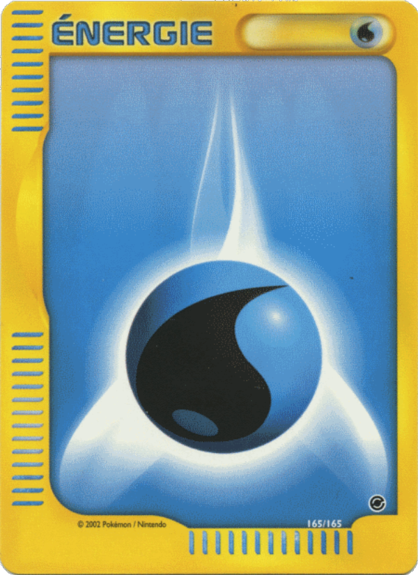 Énergie Eau 165 — Expedition (French Pokémon TCG card)