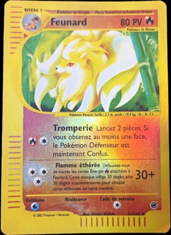 Feunard 21 — Expedition (French Pokémon TCG card)