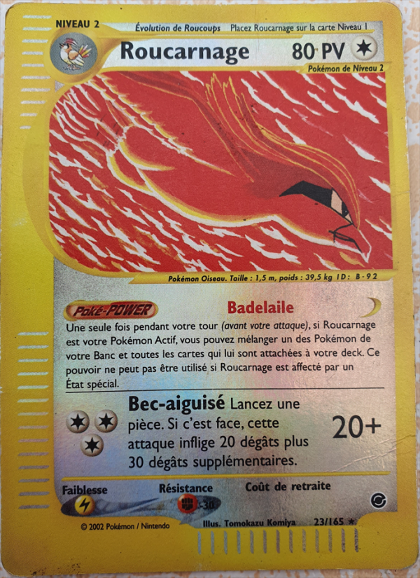 Roucarnage 23 — Expedition (French Pokémon TCG card)