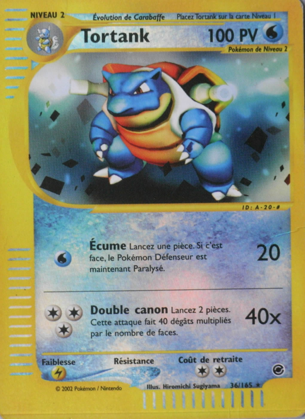 Tortank 36 — Expedition (French Pokémon TCG card)