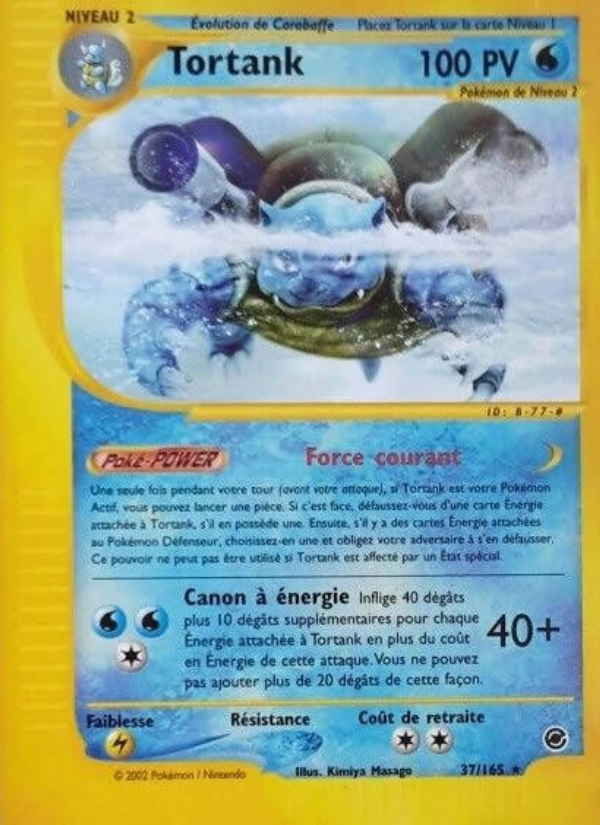 Tortank 37 — Expedition (French Pokémon TCG card)