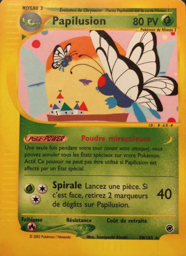 Papilusion 38 — Expedition (French Pokémon TCG card)