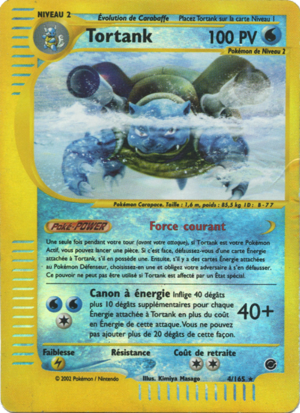 Tortank 4 — Expedition (French Pokémon TCG card)