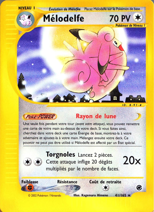 Mélodelfe 41 — Expedition (French Pokémon TCG card)
