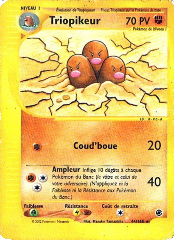 Triopikeur 44 — Expedition (French Pokémon TCG card)