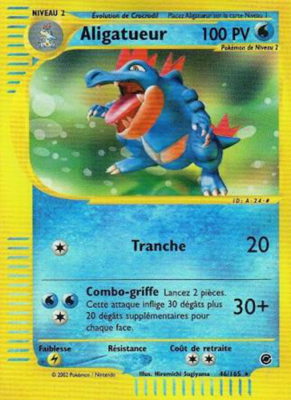 Aligatueur 46 — Expedition (French Pokémon TCG card)