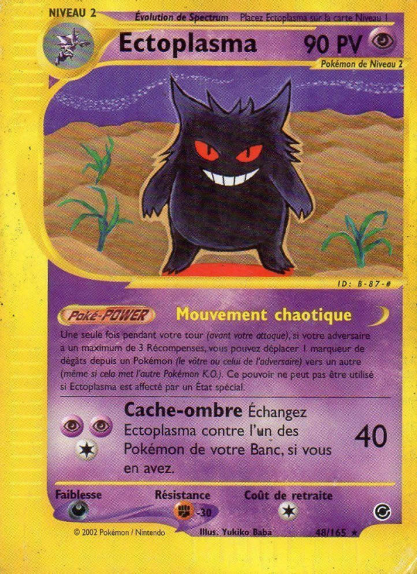 Ectoplasma 48 — Expedition (French Pokémon TCG card)