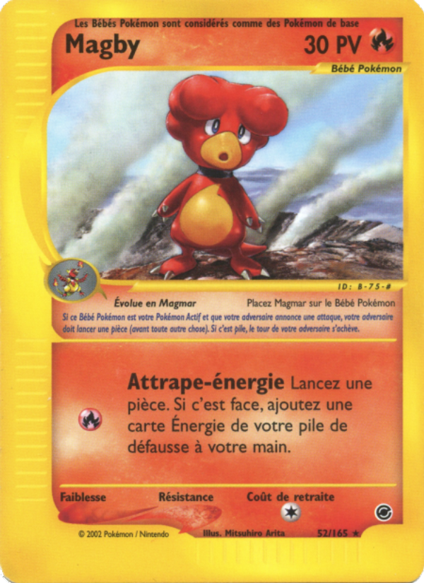 Magby 52 — Expedition (French Pokémon TCG card)