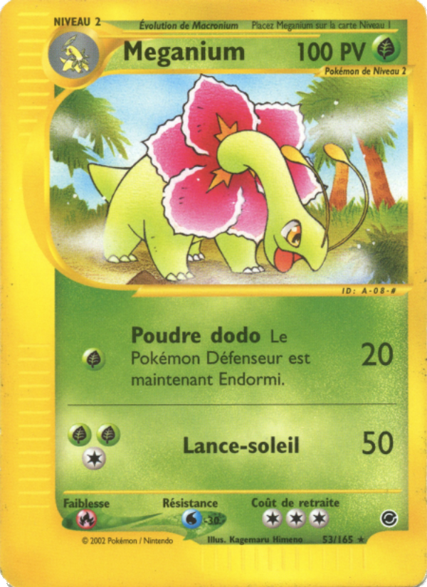 Meganium 53 — Expedition (French Pokémon TCG card)