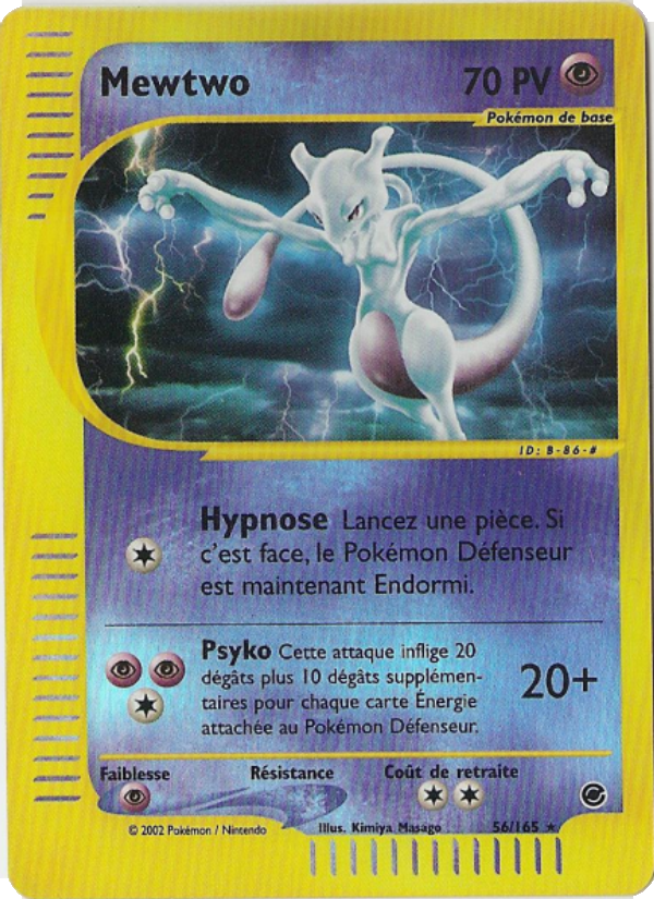 Mewtwo 56 — Expedition (French Pokémon TCG card)